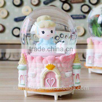 Resin Princess Music Box Snow Globe 8 Year Old Girl Gift photo-3