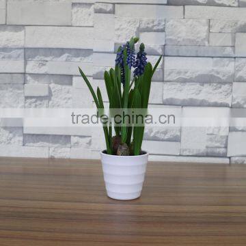 Artificial mini hyacinth bonsai for table decoration