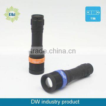 small zooming plastic electric torch