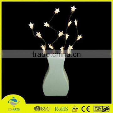 Glowing star vase decorative lighting