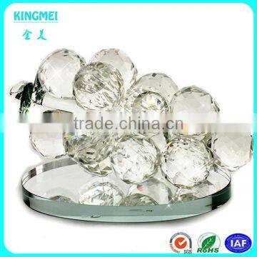 Coloful crystal grape decoration gift