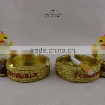 2017 Zodiac Resin Ashtray With Chicken Design