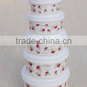 Food Grade 5PC Plastic Airtight Food Container Set photo-5