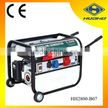 Strong square frame, 3Phase 2KW Gasoline Generator