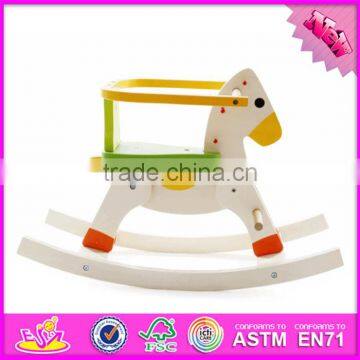 2017 New Design Children Funny Wooden Ride on Horse Toy W16D108 photo-2