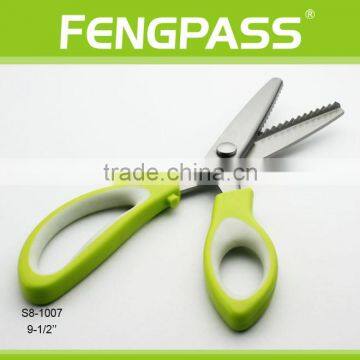 S8-1007 23.6CM 2Cr13 Stainless Steel Blade With PP+TPR Plastic Comfortable Handle Tailoring Scissors photo-3