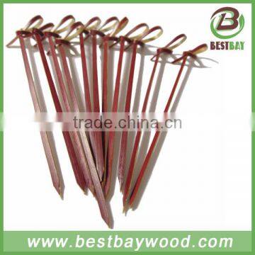 Knotted Bamboo Fruit Sticks, Bamboo Knot Skewer photo-5