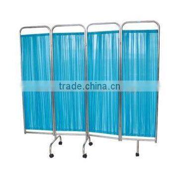 Ward Screen, Four Fold, Chrome Plated