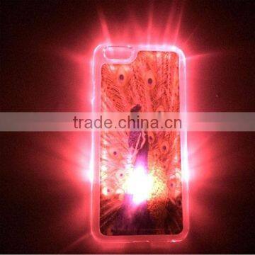 2015 New Product Colorful Flashing Led Flighting Case for Iphone 6s
