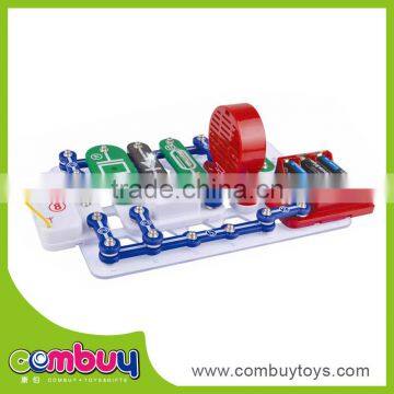 Wholesale science toys assembled light control electronic building blocks