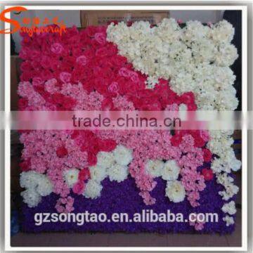 China Supplier Artificial Flower Backdrop Silk Flower Wall Backdrop for Wedding Decoration photo-6