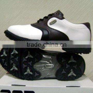 fashion stylish black white golf club sport shoes have spike for men women business activities