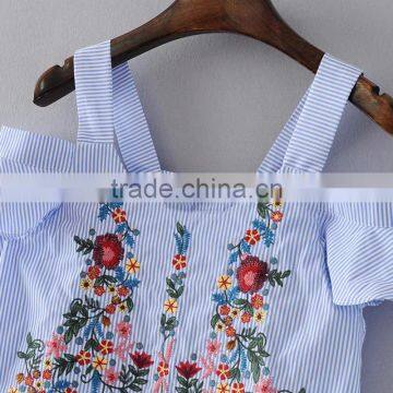 MAXINEGIO Women Emboridery Blouse Top photo-4