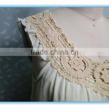 2016 Fashion Lace Sexy Women Chiffon Vest Top photo-2