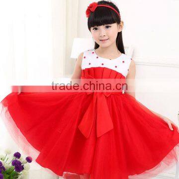 MGOO New Arrival Casual Baby Girl Satin Dresses Foshan Girl Dresses Sweet Korea Style Dresses MGT028-1 photo-3
