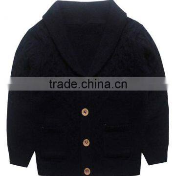 China Wholesale Woolen Boy Sweater Cardigan Designs for Children photo-4