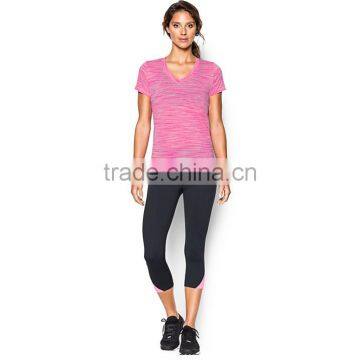 Custom Brand Gym t Shirts Tri-blend Dry-fit Sports t Shirt Wholesale China photo-3