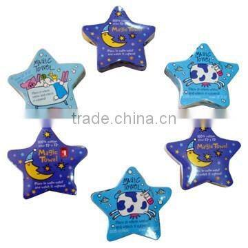 100% Cotton Compressed Magic Towel for Promotion photo-2