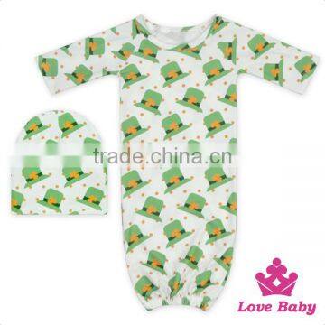 Soft Baby Boutique Outfits Newborn Night Suit With Hat Punjabi Suits With Patiala Salwar Kameez photo-5