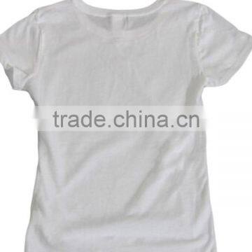 Ladies 100%Cotton White T-shirt photo-2