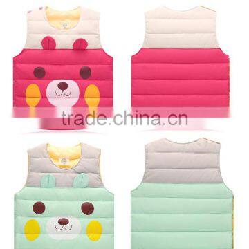 OEM Latest Fashion Lightweight Boys and Girls Winter Outer Duck Down Waistcoat photo-2