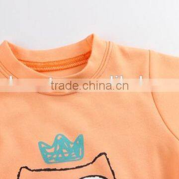 Wholesale 2017 Fashion Design Cute Printing Cotton Soft 2 Pieces Baby Clothes Children Clothing Set photo-6