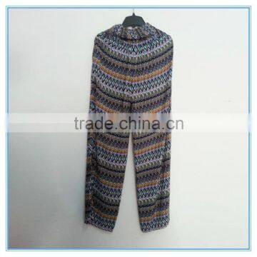 Women Ladies Wide Leg Pants, African Print Pants, Trousers Women 2016 Female Woman Trousers photo-2