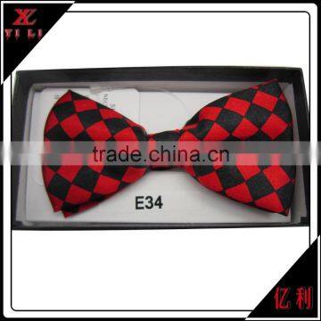 Fashion Men's Bow Tie With Stripes and Grid photo-4