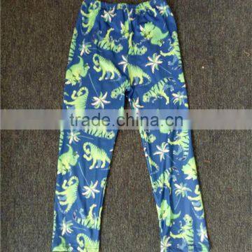 Elastic Comfortable Children Pant Dinosaurs Pattern Soft Cotton Pyjama Toddler Girls Legging Pants