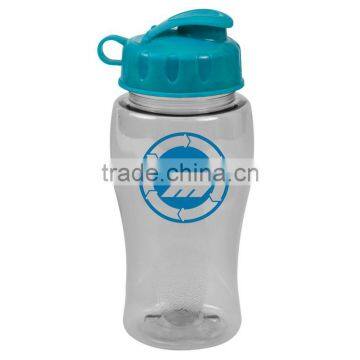 USA Made 18 oz Transparent Sports Bottle With Flip Lid - BPA/BPS-free, FDA Compliant and Comes With Your Logo photo-3