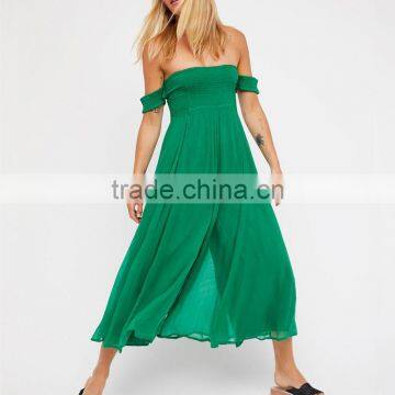 Smocked Floaty Rompers Jumpsuits Women 2017 Bohemian Clothes photo-6