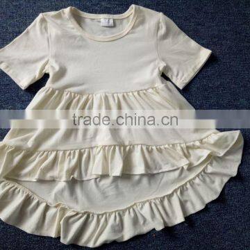 children frock dress kids hot sale lovely apparel set high-low clothes for girl