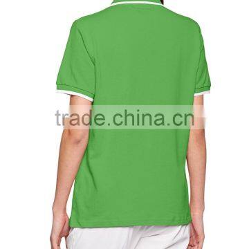 Women's Green,Yellow,Red Tipping Polo Golf Tee Shirt photo-6
