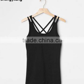 Women's Cross-belt Sports Vest Wholesale Fashion Tank Top in Guangzhou photo-5