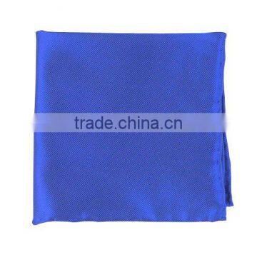 men's solid color silk twill hankie