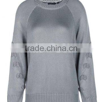 2017 Fashionable High Quality Back Design Custom Knitted Sweater With Best Price photo-5