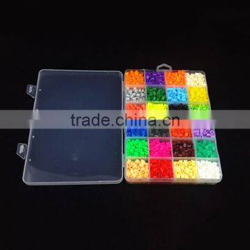 2400Pcs 24 Color Hama Beads 5MM Perler Beads DIY Creative Puzzles Tangram Jigsaw Board Educational Baby Kid Toys Gifts photo-4