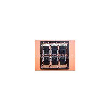 Copper Base 2 Layer FR4 Double Sided PCB Board / Black SD Card Rigid PCB