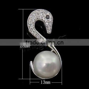 fashion silver pearl pendants