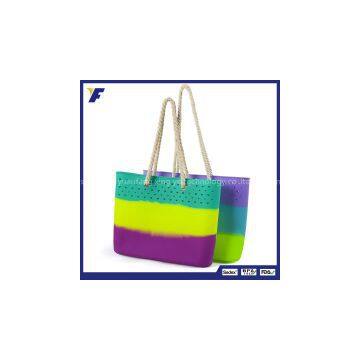 Manufacturing Recyclable Customized Fashion Silicone Shopping Bag photo-3
