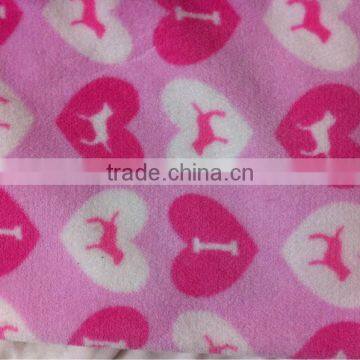 heart design 100% Polyester Coral Fleece Blanket