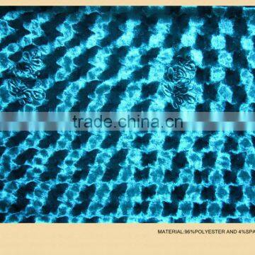 Polyester Spandex Velvet Fabric