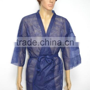 Dark blue nonwoven sauna clothes