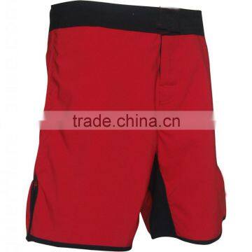 Red & Black Micro plane mma shorts high quality 2015 ne ariwal for mma players