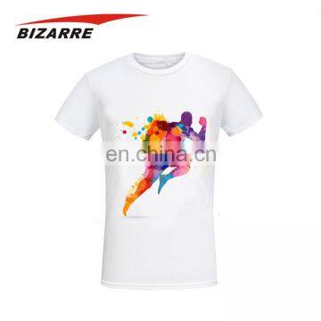 New arrival cool dry coolmax running sublimation t shirt