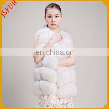 The fashion new womens plus size bread fur fox vest