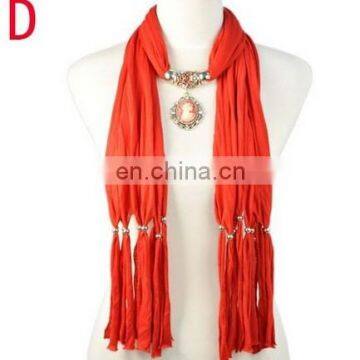 Beauty autumn charm jewelry scarves wholesale christmas gift for women