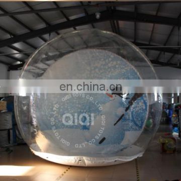 Outdoor snow globe inflatable decorations