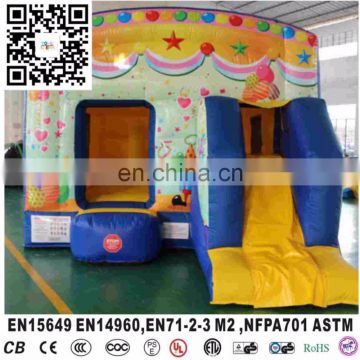 Child moonwalk with slide birthday party moonwalk Bounce House with slide