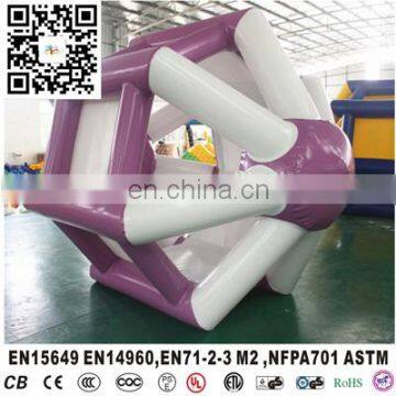 Hot sale inflatable hamster wheel for water pools, inflatable walking roller for sale